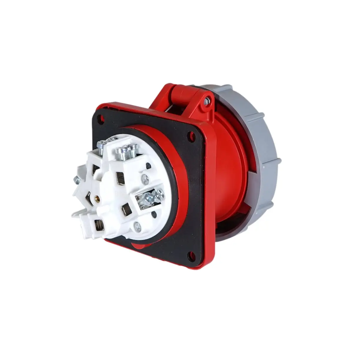 63A 415V 3P+N+E Panel Socket (335-6) - CONN485
