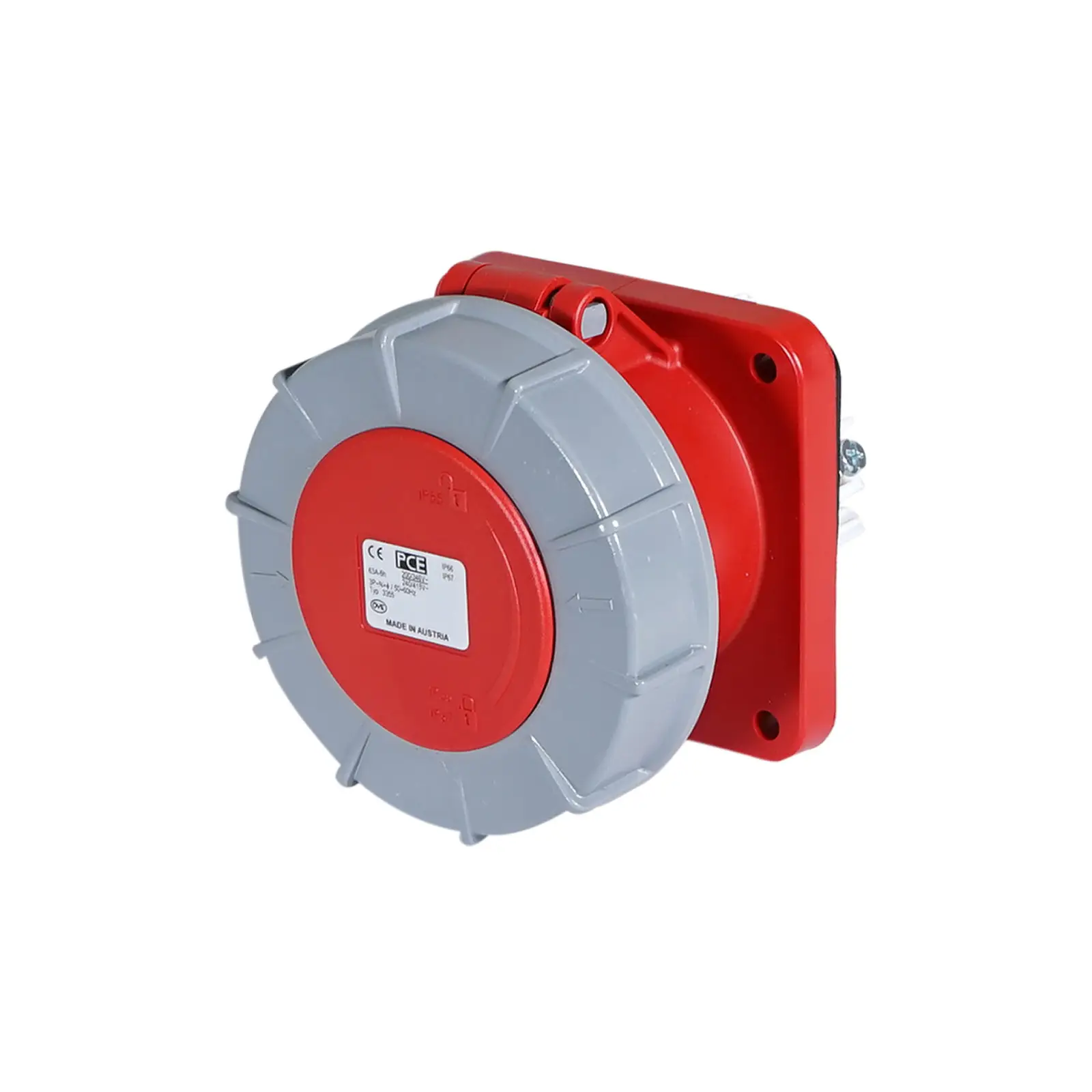 63A 415V 3P+N+E Panel Socket (335-6) - Image 2