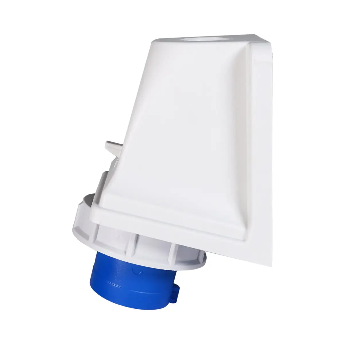 16A 230V 2P+E IP67 Wall Mount Angled Inlet (5132-6k) - CONN492