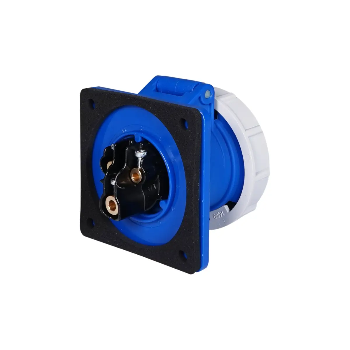 16A 230V 2P+E IP67 Panel Mount Socket (3132-6) - CONN493