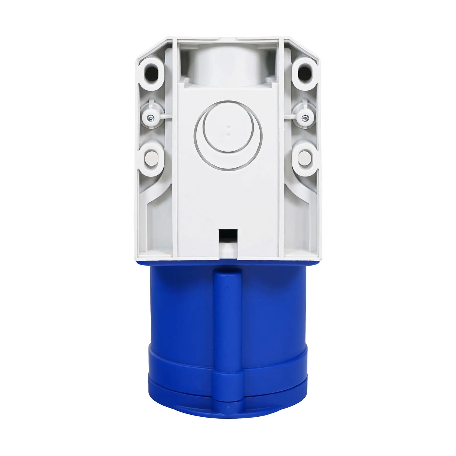 32A 230V 2P+E Wall Mount Angled Socket (123-6K) - Image 2