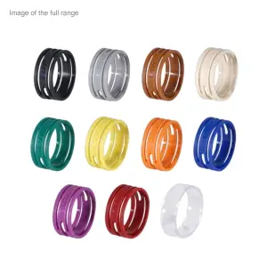 XX Series Colour Coding Ring Black (XXR-0) - CONN500