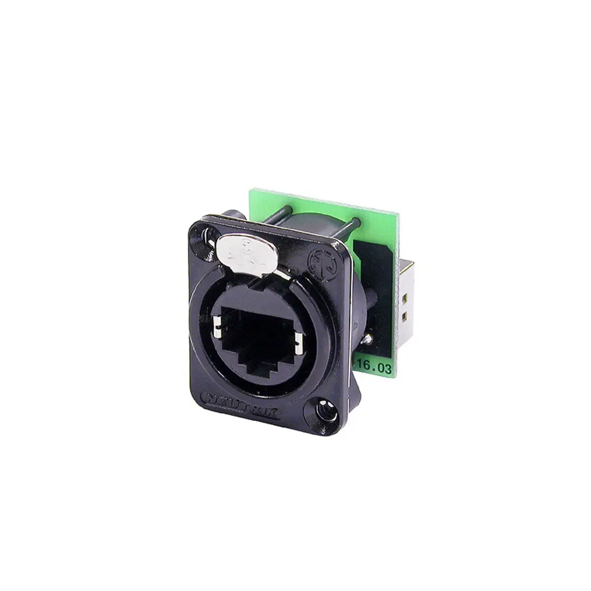 etherCON CAT5 IDC Feedthrough Connector (NE8FDP-B) - CONN540