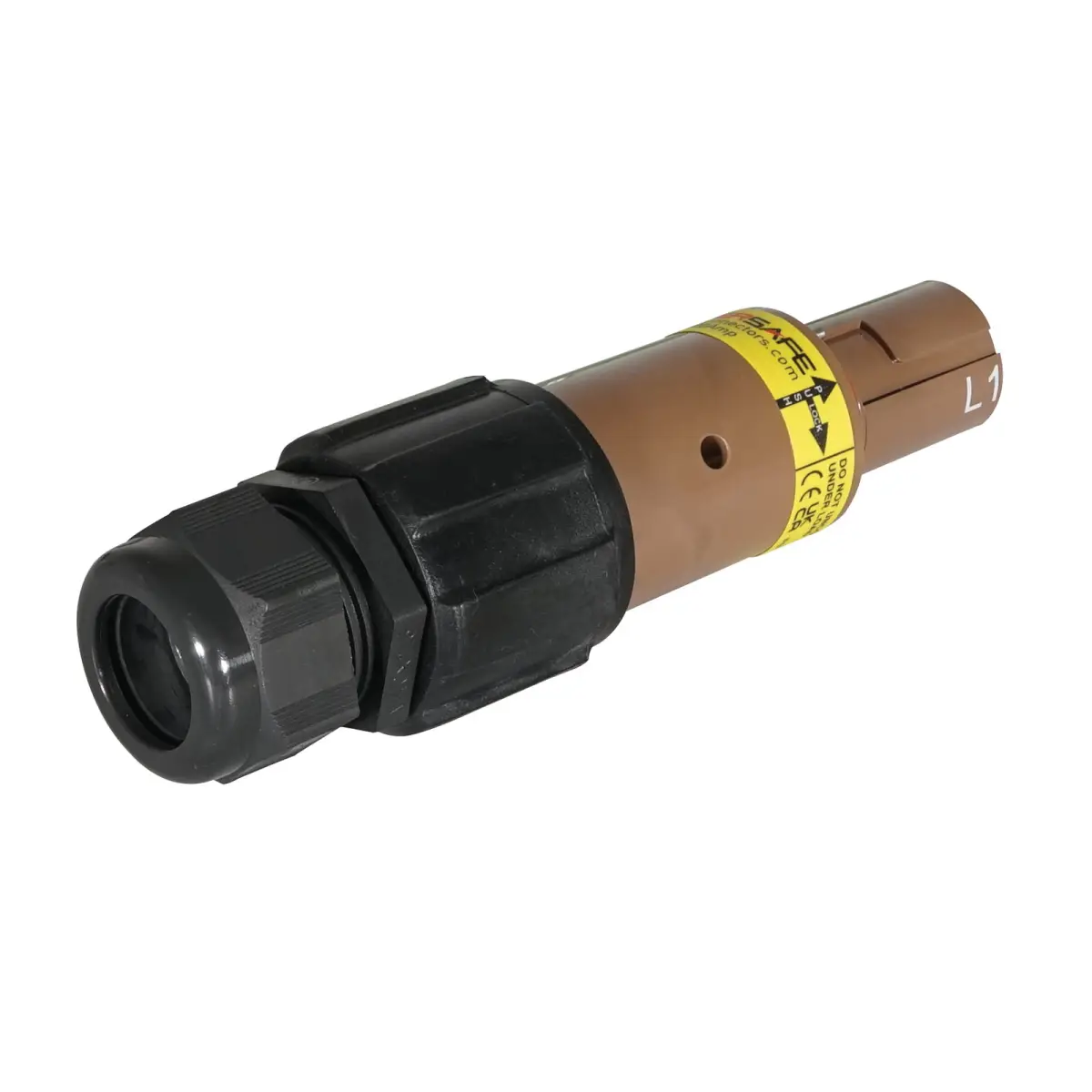 Powersafe 500A Line Drain 120mm2 L1 Brown - CONN602
