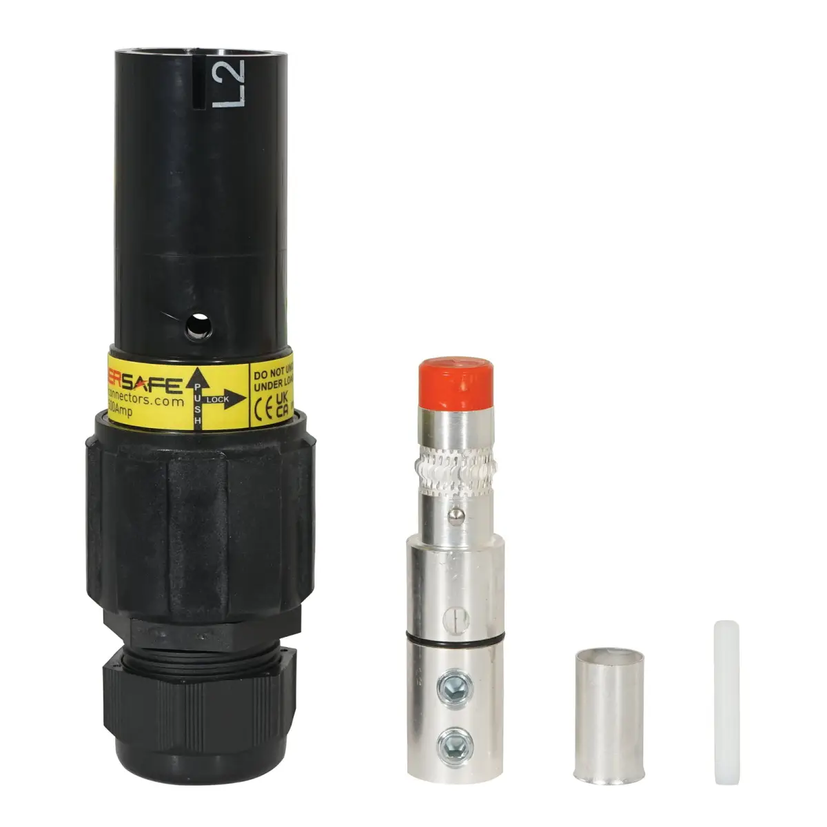 Powersafe 500A Line Source 120mm2 L2 Black - CONN608