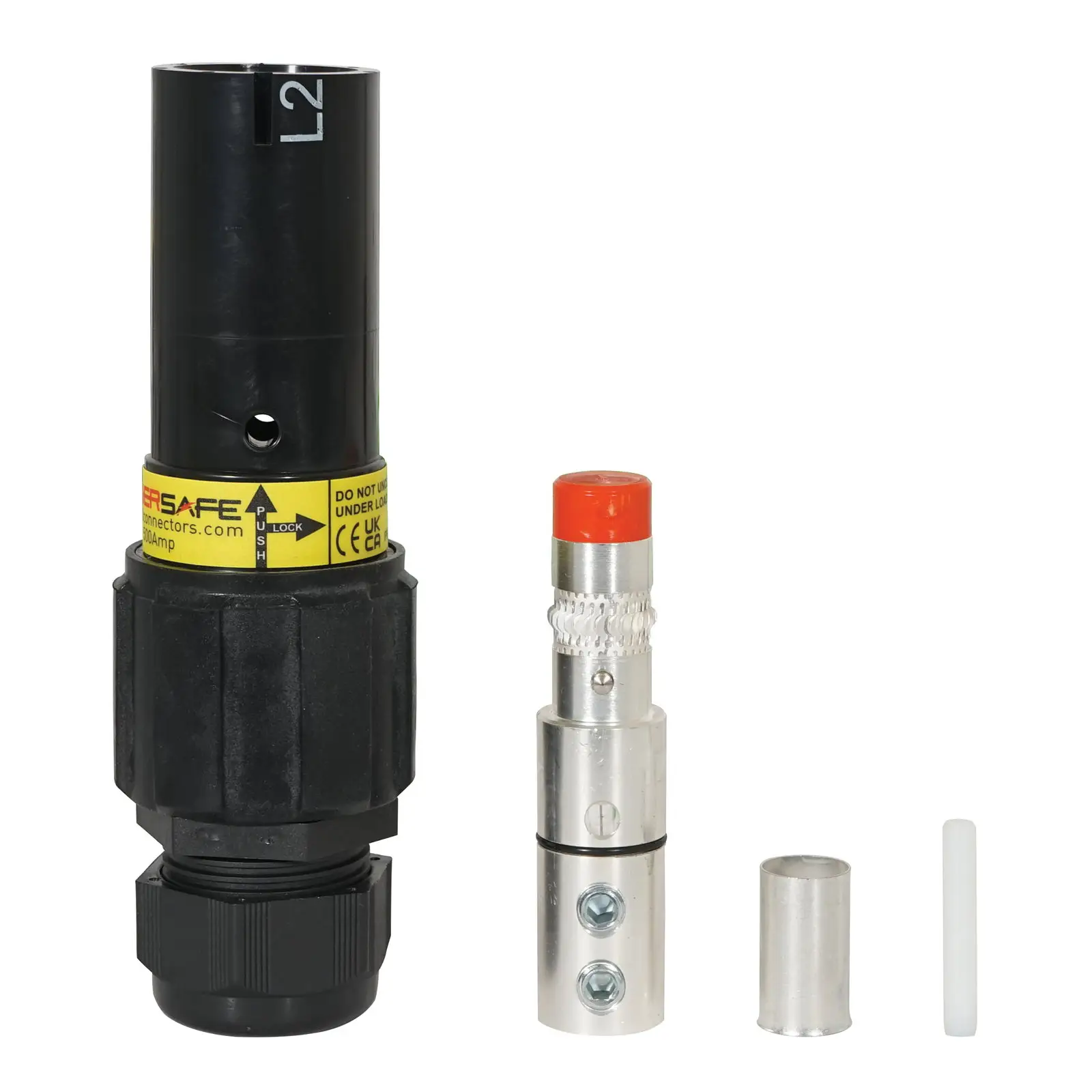 Powersafe 500A Line Source 120mm2 L2 Black - CONN608