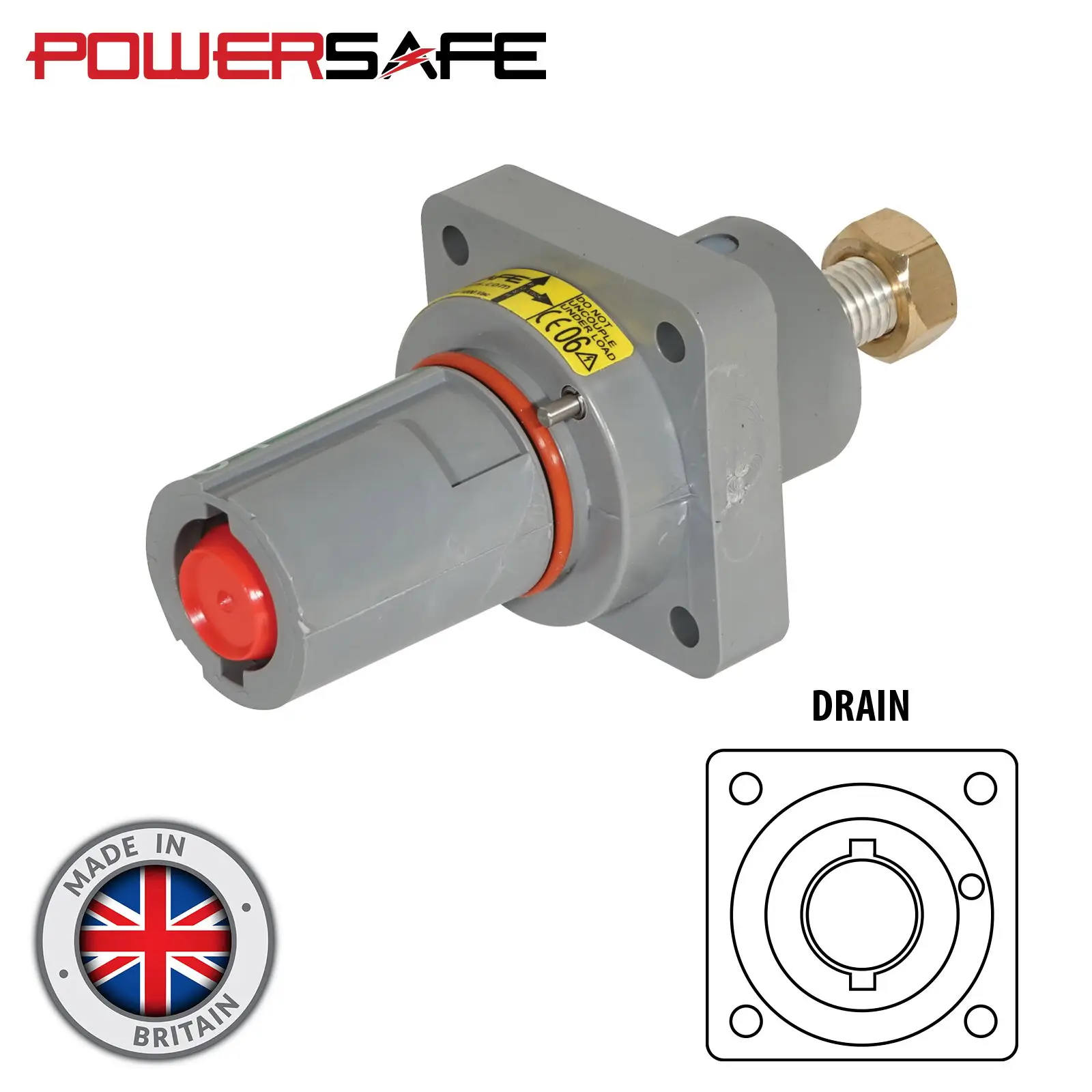Powersafe 500A Panel Drain T5 Post L3 Grey - Image 4