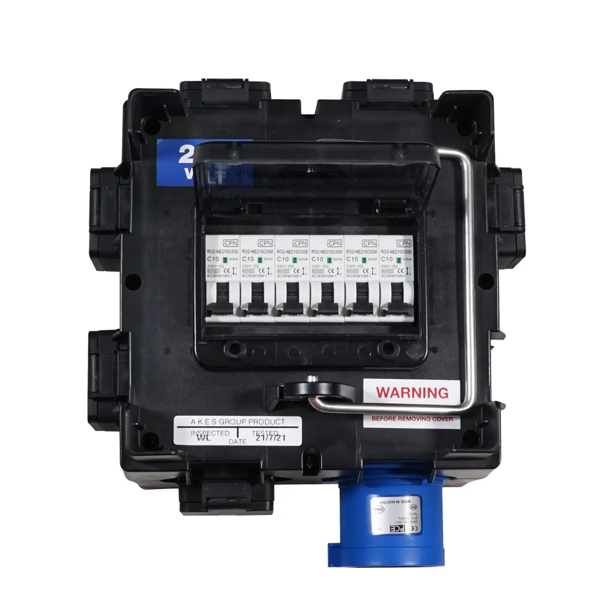 IMST Distribution Box 32A 240V In 6 x 13A 6 x DP 10A RCBO - CONN62