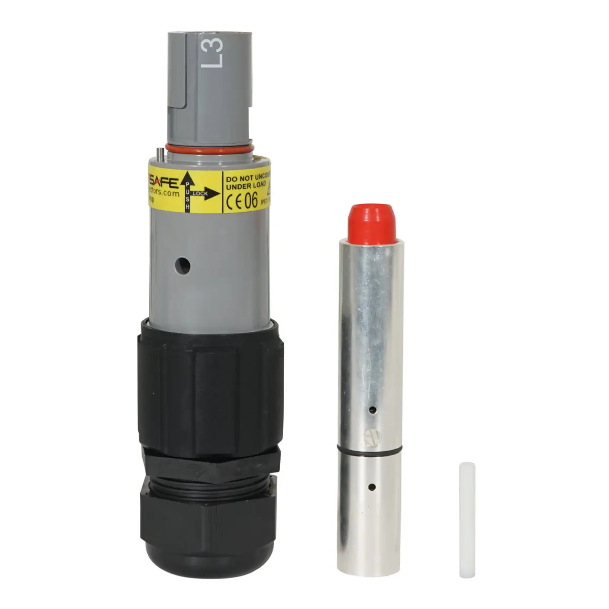 Powersafe 800A Line Drain 240mm2 L3 Grey - CONN624