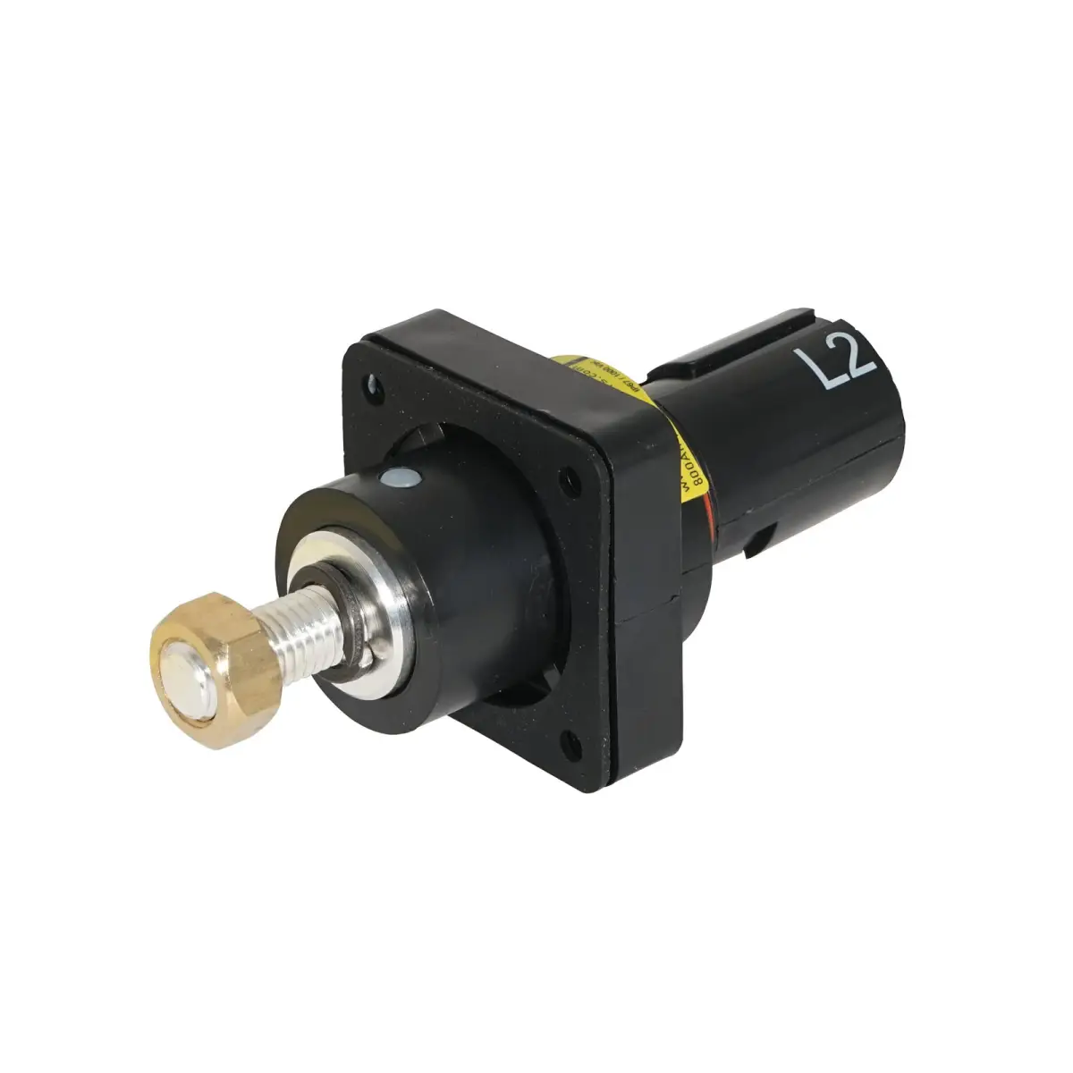 Powersafe 800A Panel Drain Female T8 Post L2 Black - CONN633