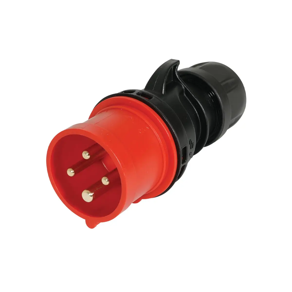 16A 415V 3P+E Plug Red/Black (014-6sx) - CONN700