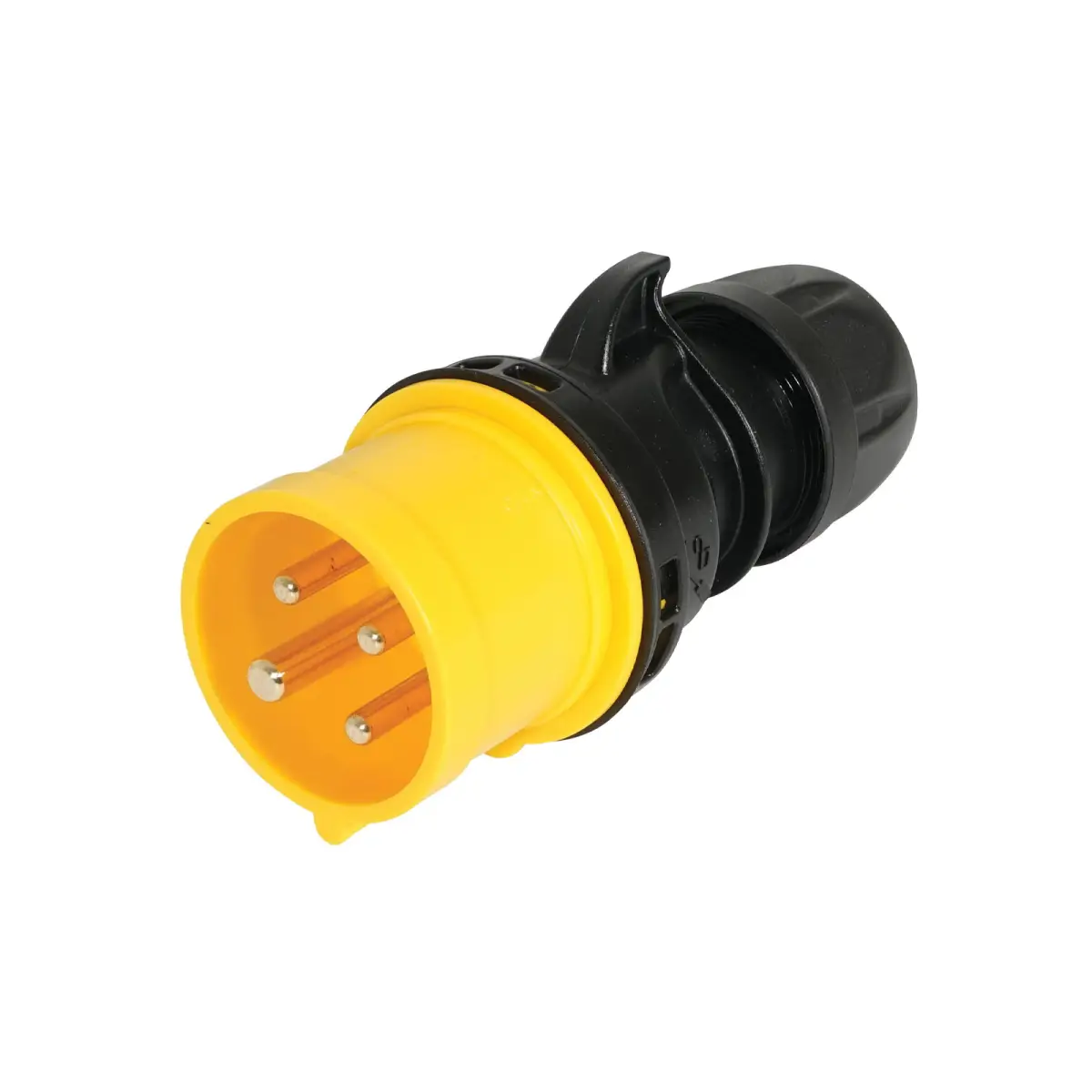 16A 110V 3P+E Plug Yellow/Black (014-4sx) - CONN702