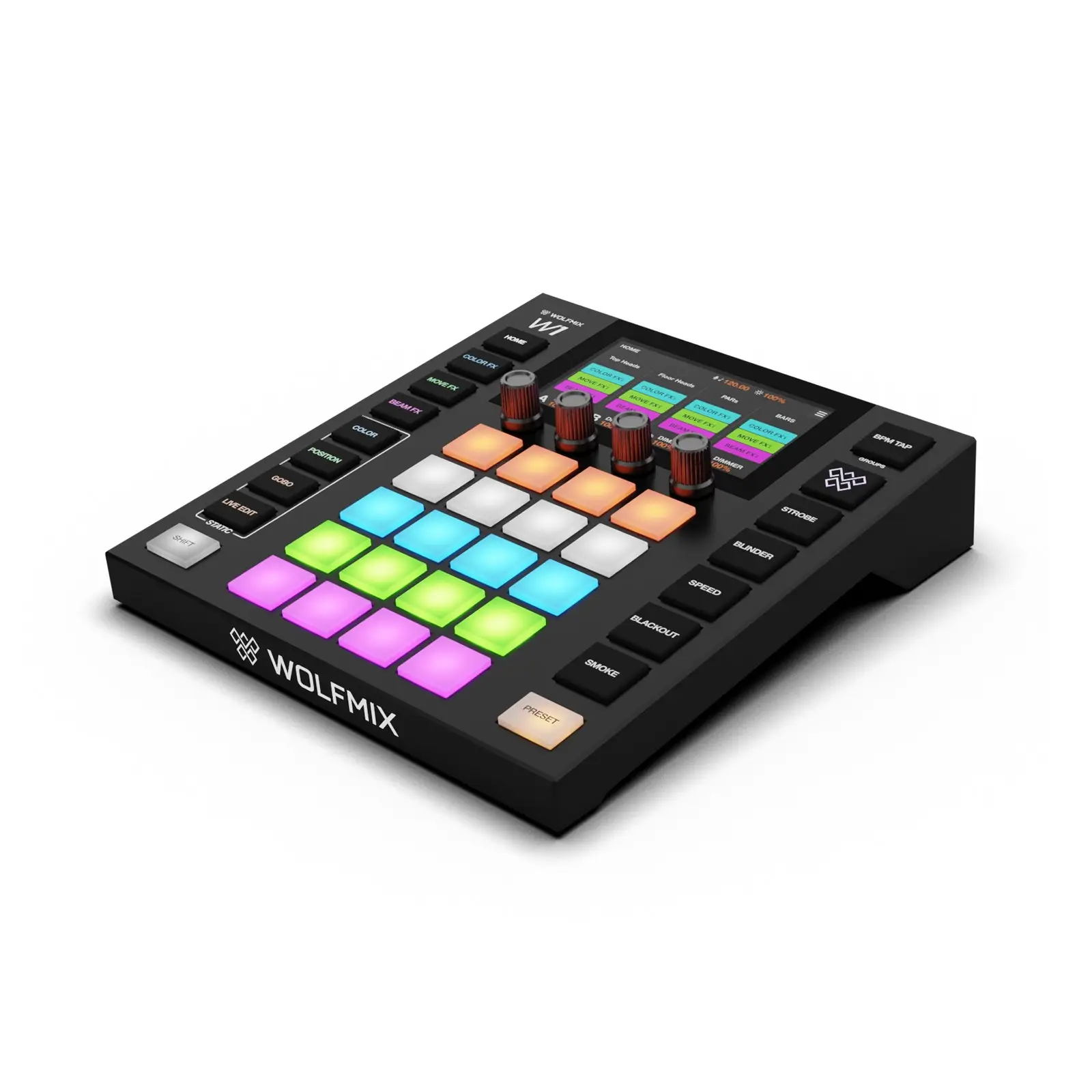 WOLFMIX W1 MK3 DMX Lighting Controller - Image 3