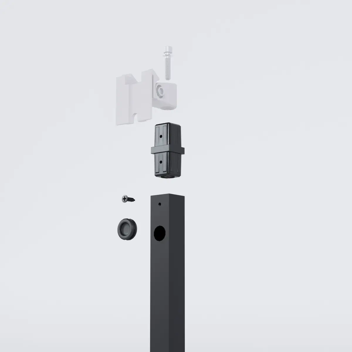 GROUNDY Ground mounting spike for eMOTUS 3OD/5OD Black - ECL0069