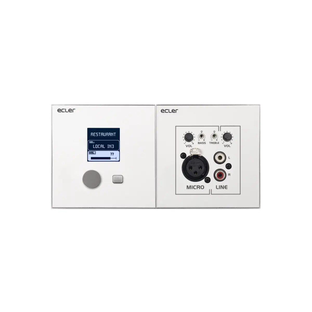eMCONTROL1 Digital LCD remote wall controller (HUB Series) - ECL0070