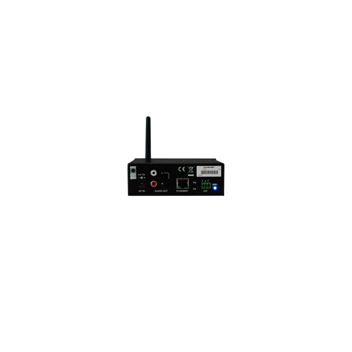 PLAYER ZERO - Compact microSD And Streaming Audio Player - ECL0076