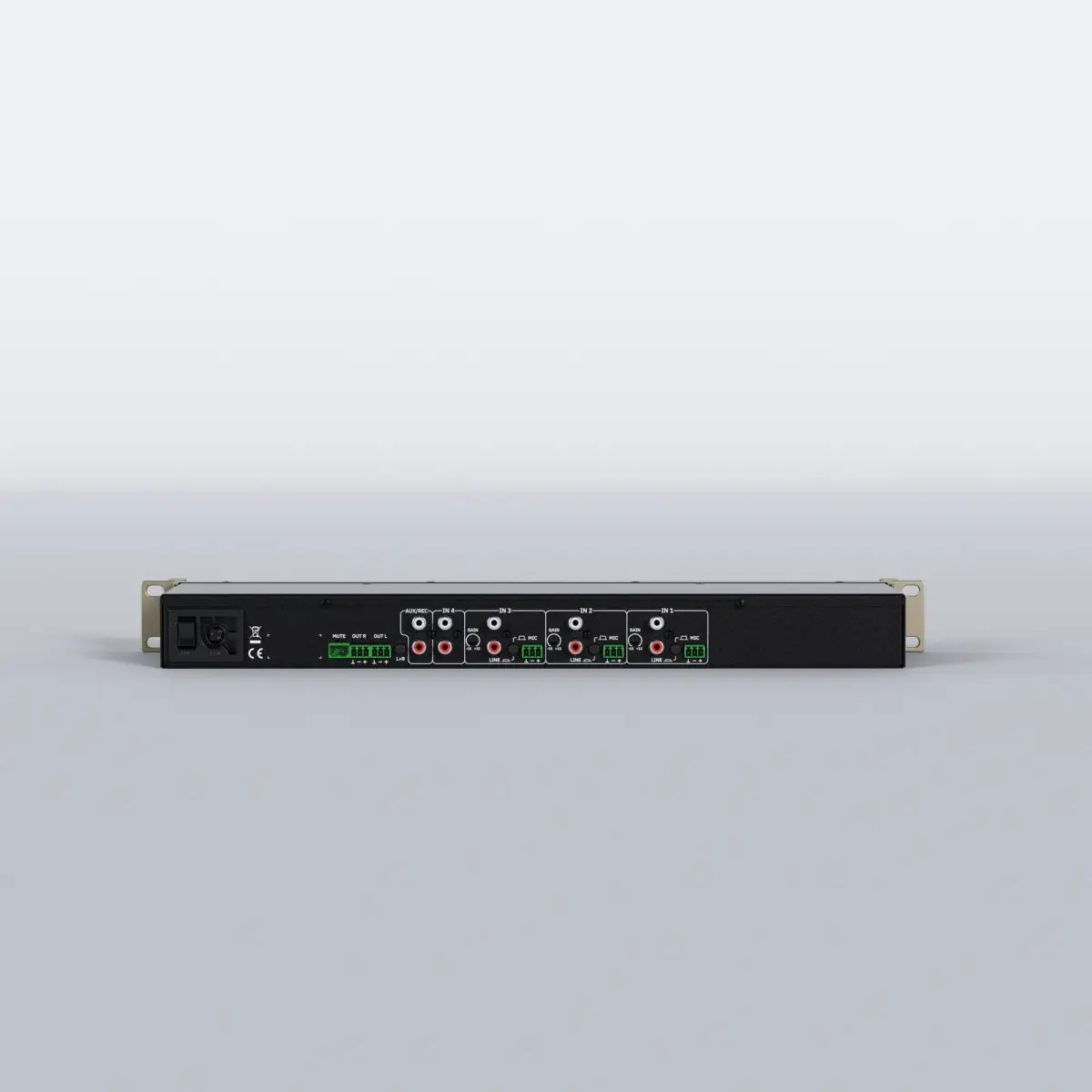 SAMI402 4 Channel (mic/line) Stereo Rack Mixer - ECL0084