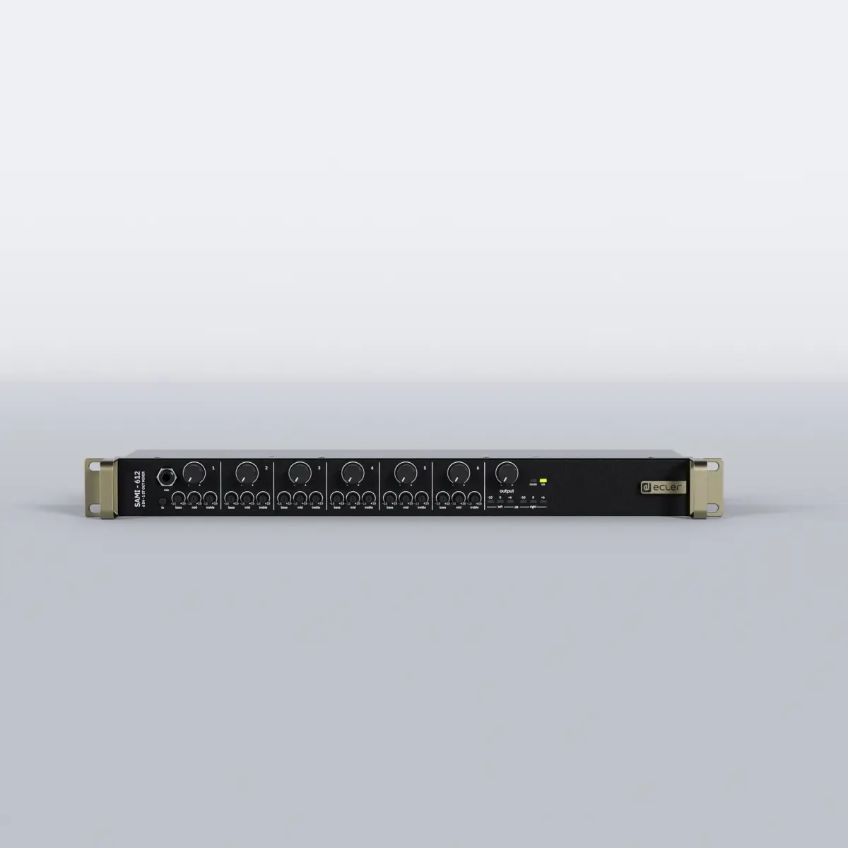 SAMI612 6 Channel (mic/line) Stereo Rack Mixer - ECL0087