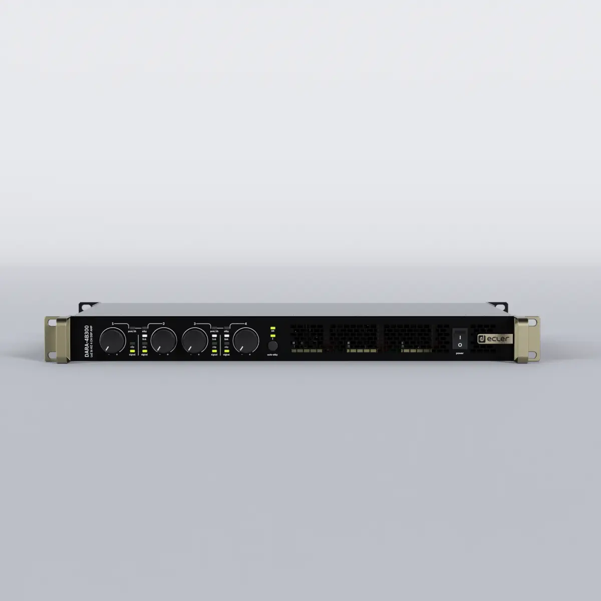 DARA-4B300 4x 300W DSP Low Impedance / 100V Installation Amplifier - ECL0119
