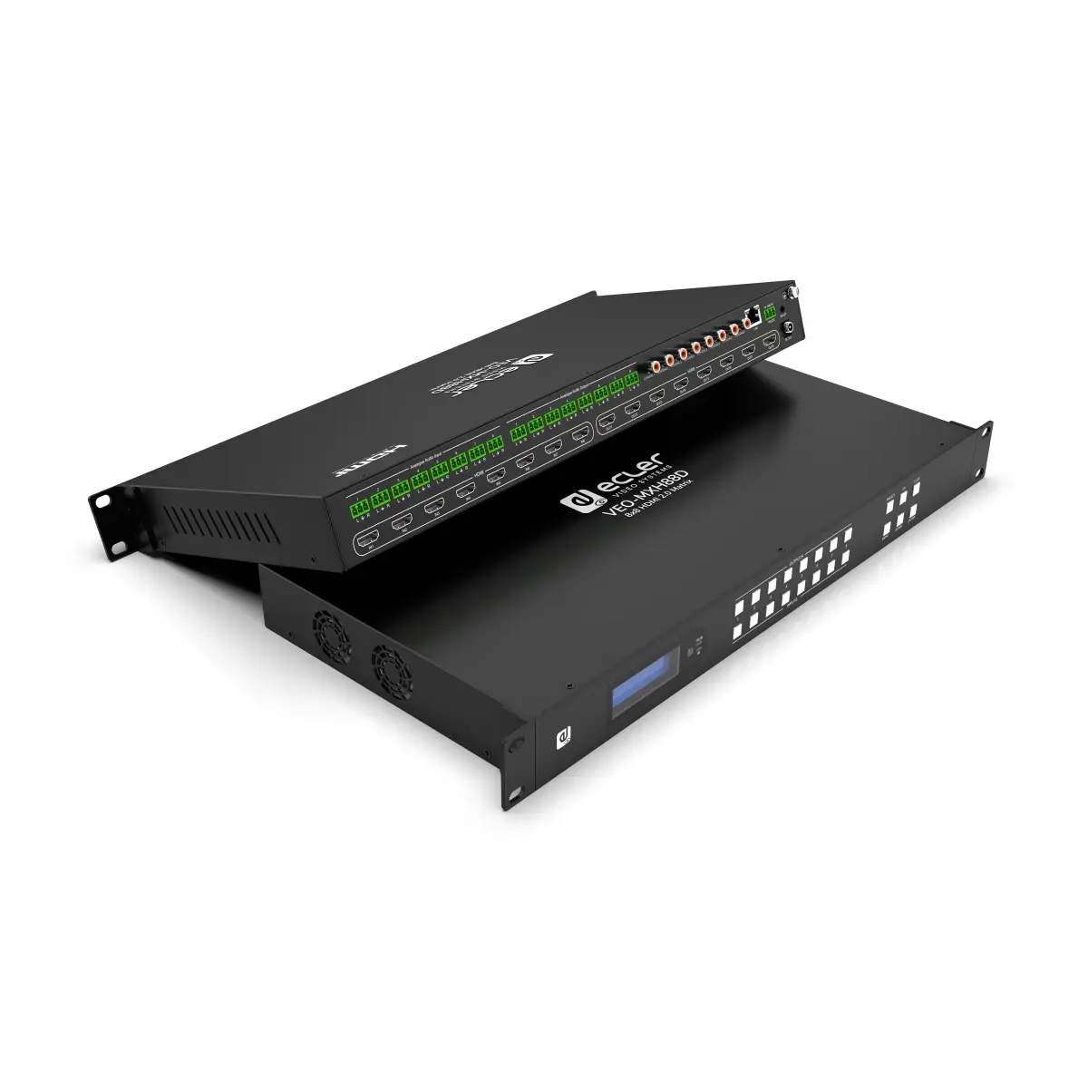 VEO-MXH88D - 8x8 HDMI 2.0 Matrix With Audio De-embedders - ECL0130