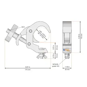 Self Locking Easy Clamp Silver (5073-1) - GL3010