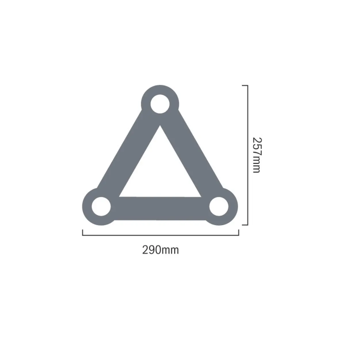F33 PL 3 Way 90 Degree Corner L/H Apex Up (4094-32PL) - GL3316