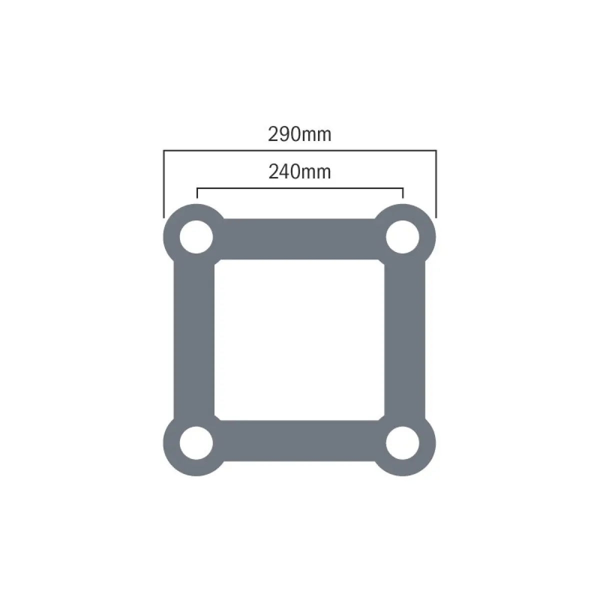 F34 PL 2 Way 60 Degree Corner (F34C20-PL) - GL3417