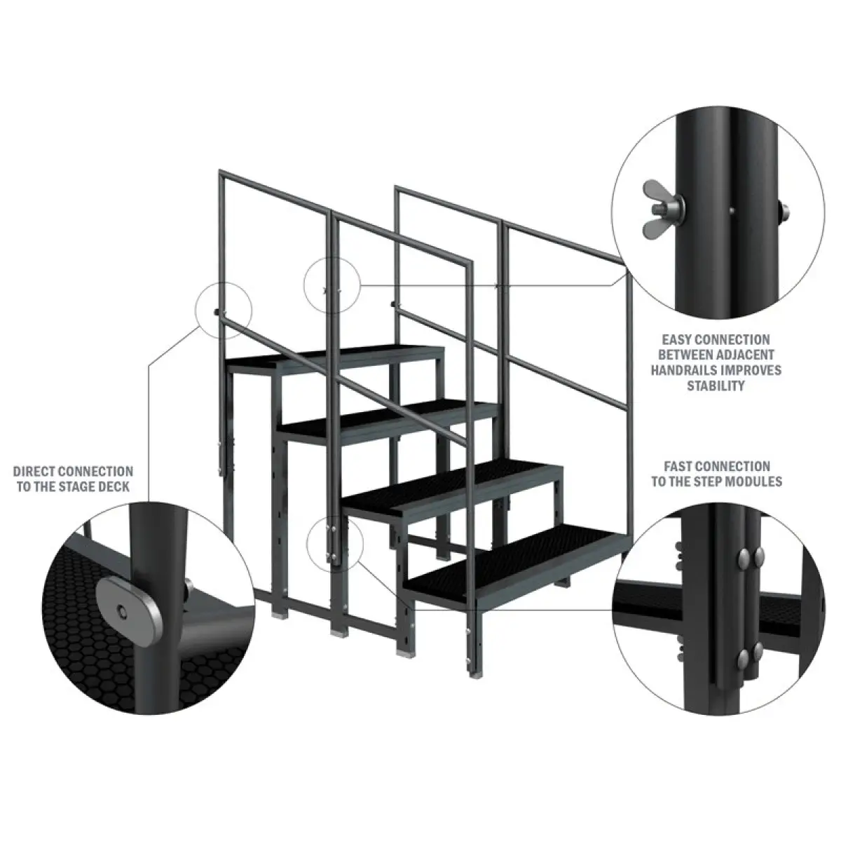 GT Stage Deck 20cm Modular Stair - GL6014