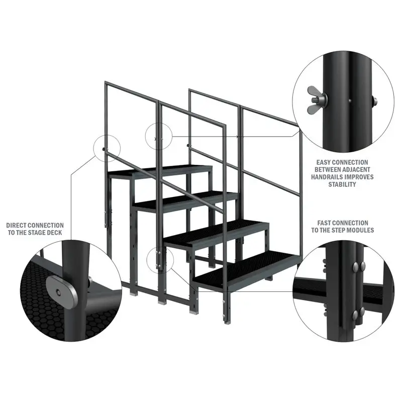 GT Stage Deck 80cm Modular Stair - GL6017