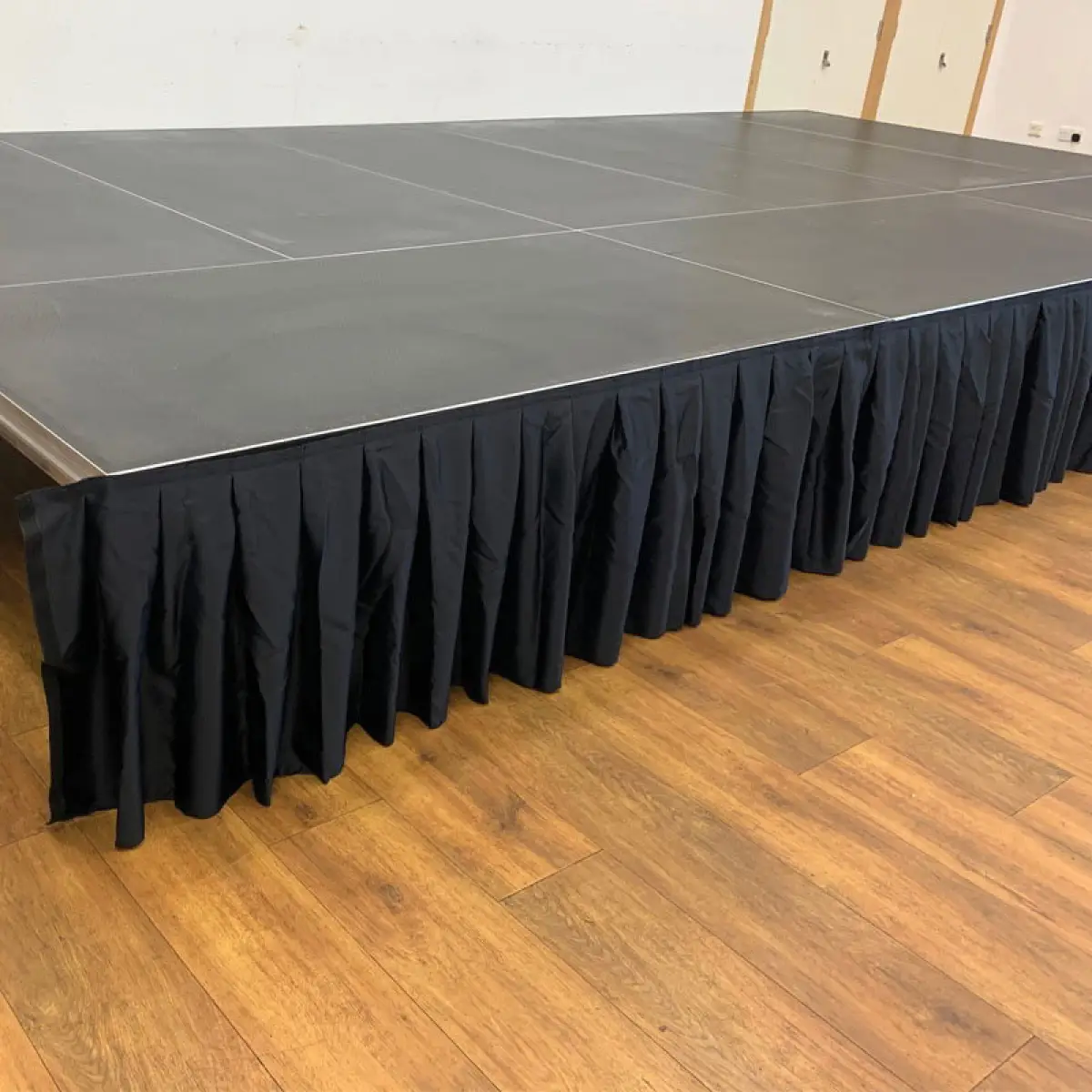 GT Stage Deck Polyester Skirt 205 x 30cm Pleated - GL6064A