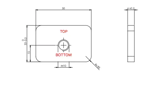 GT Stage Deck Leg Bracket Short - Image 3