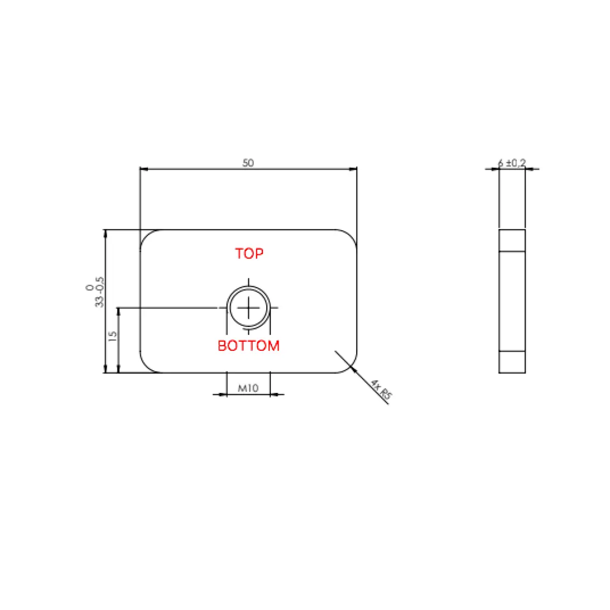GT Stage Deck 2m Handrail MKII - GL6150