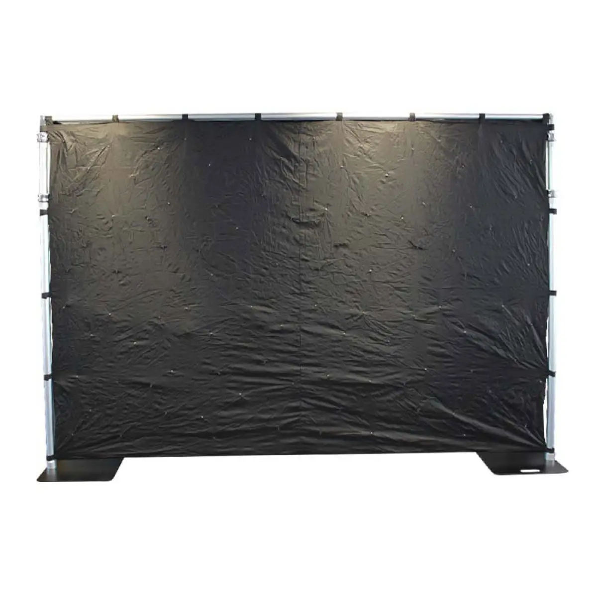 Curtain Call Pipe and Drape 450 x 450mm Black Base Plate (Requires Spigot) - GLCC50402