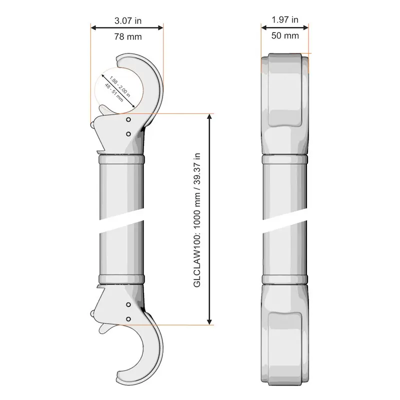 1.0m Quick Release Claw - Image 4
