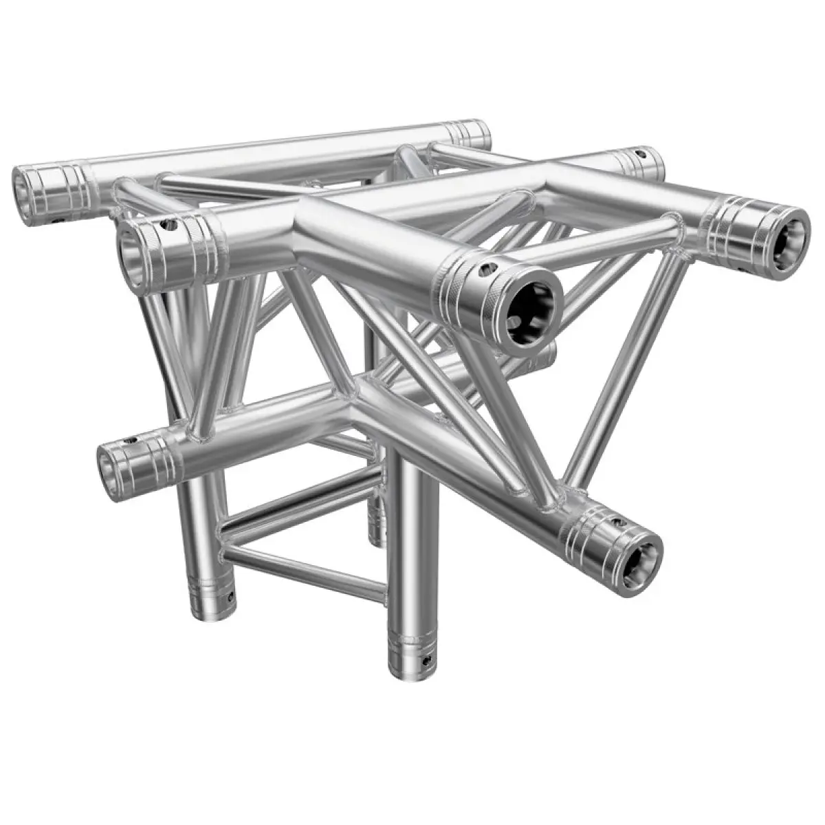 F33 Standard 4 Way T Piece Apex Down - GLF33C42
