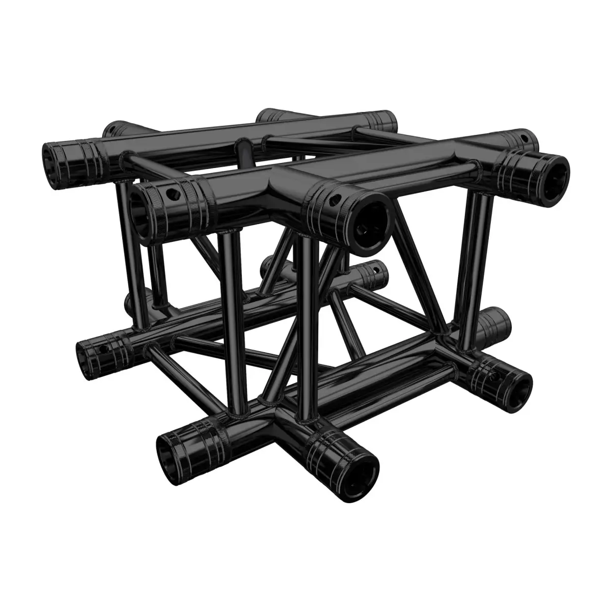 F34 4 Way Cross Piece Stage Black - GLF34C41B