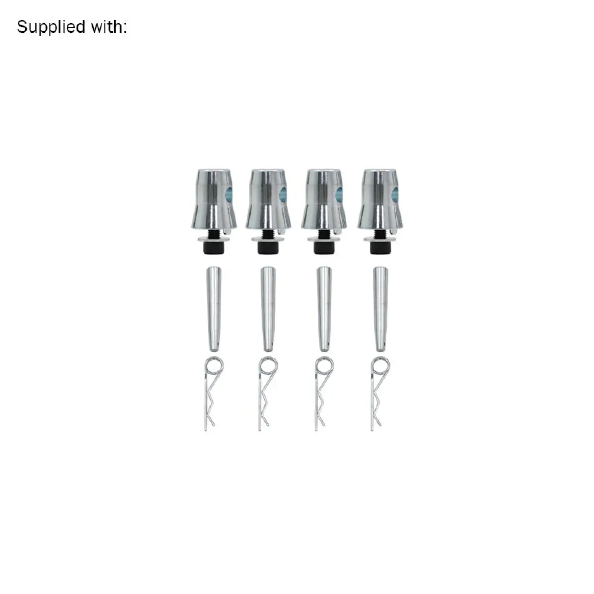 F34 PL Ground Support Pulley Top Aluminium - GLF34TOPPL