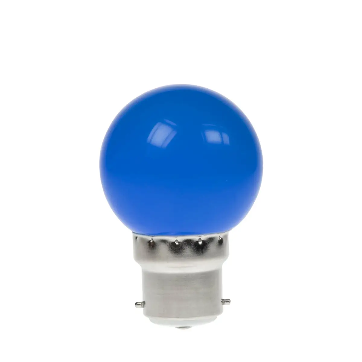 1.5W LED Polycarbonate Golf Ball Lamp BC Blue