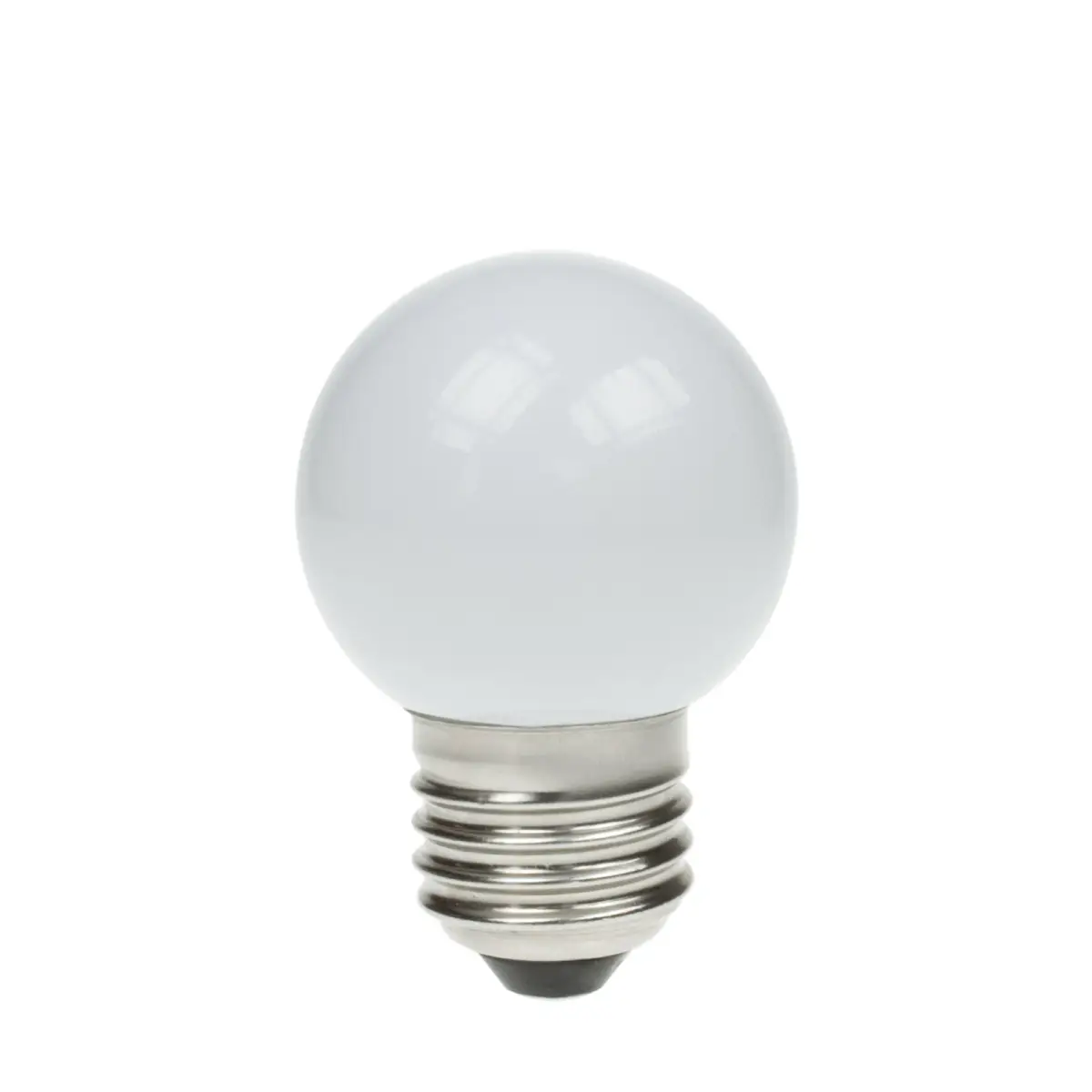 1.5W LED Polycarbonate Golf Ball Lamp ES 4000K White