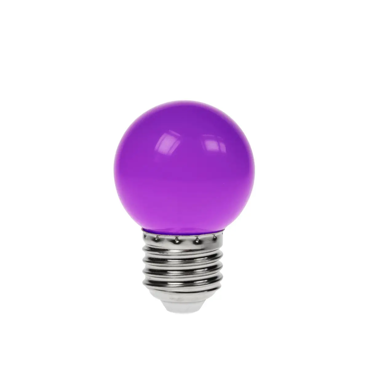 1.5W LED Polycarbonate Golf Ball Lamp ES Purple