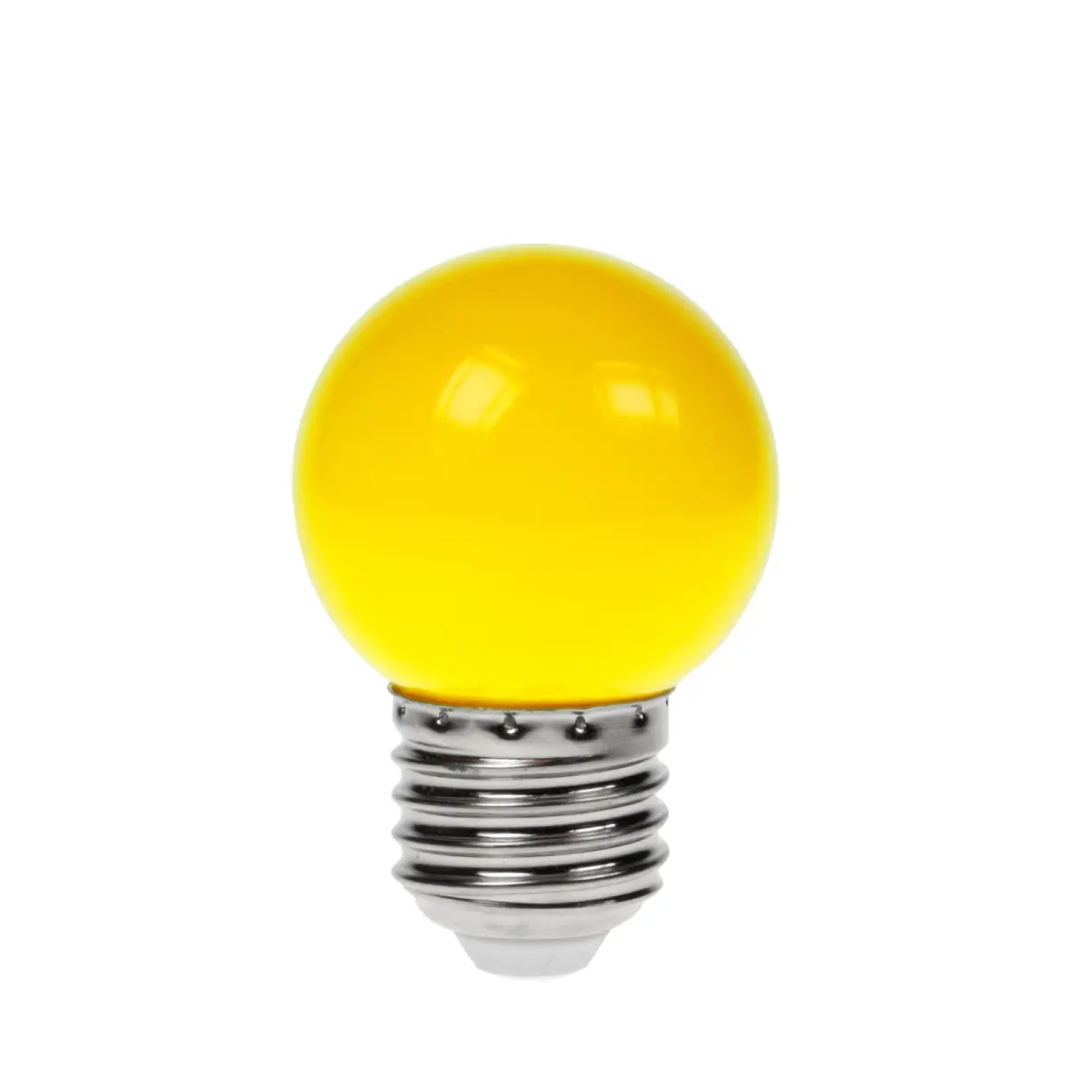 1.5W LED Polycarbonate Golf Ball Lamp ES Yellow