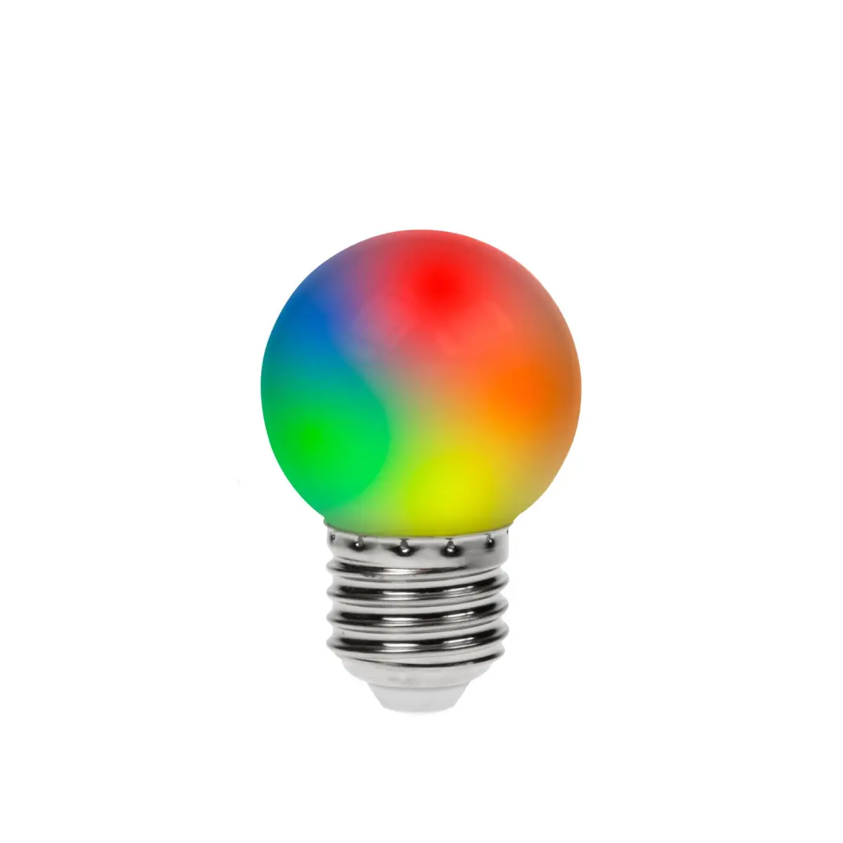 0.5W LED Polycarbonate Golf Ball Lamp ES RGB Colour Changing - GOLF/LED/ES/RGB