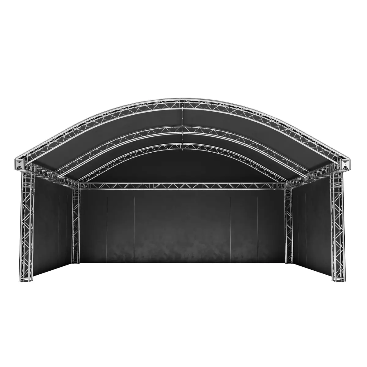8 x 6m Round Arch Stage Roof System (Standard F34) - GT-RBB8X6