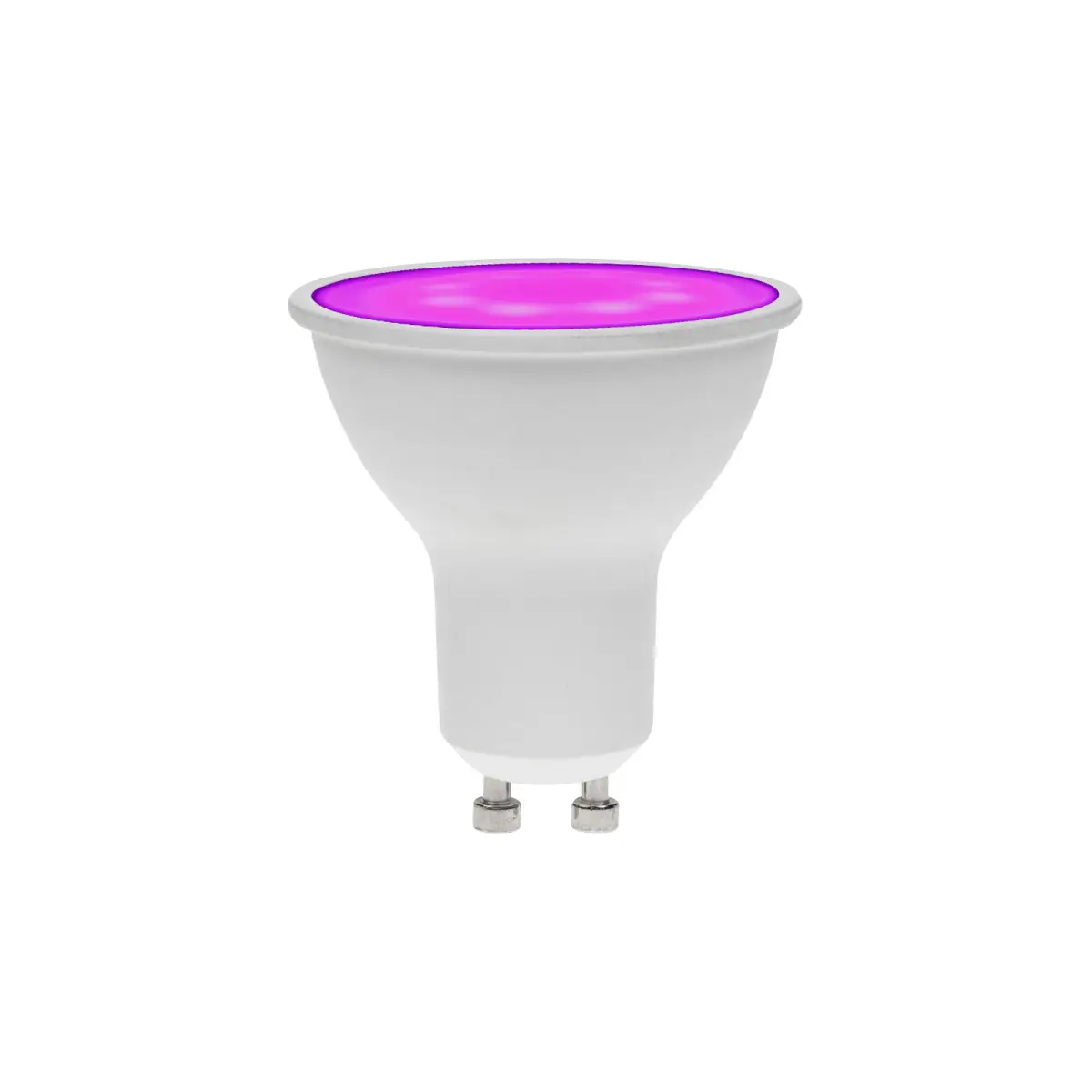 7W Dimmable LED GU10 Lamp Magenta - GU10/LED/7W/MAGENTA/DIM