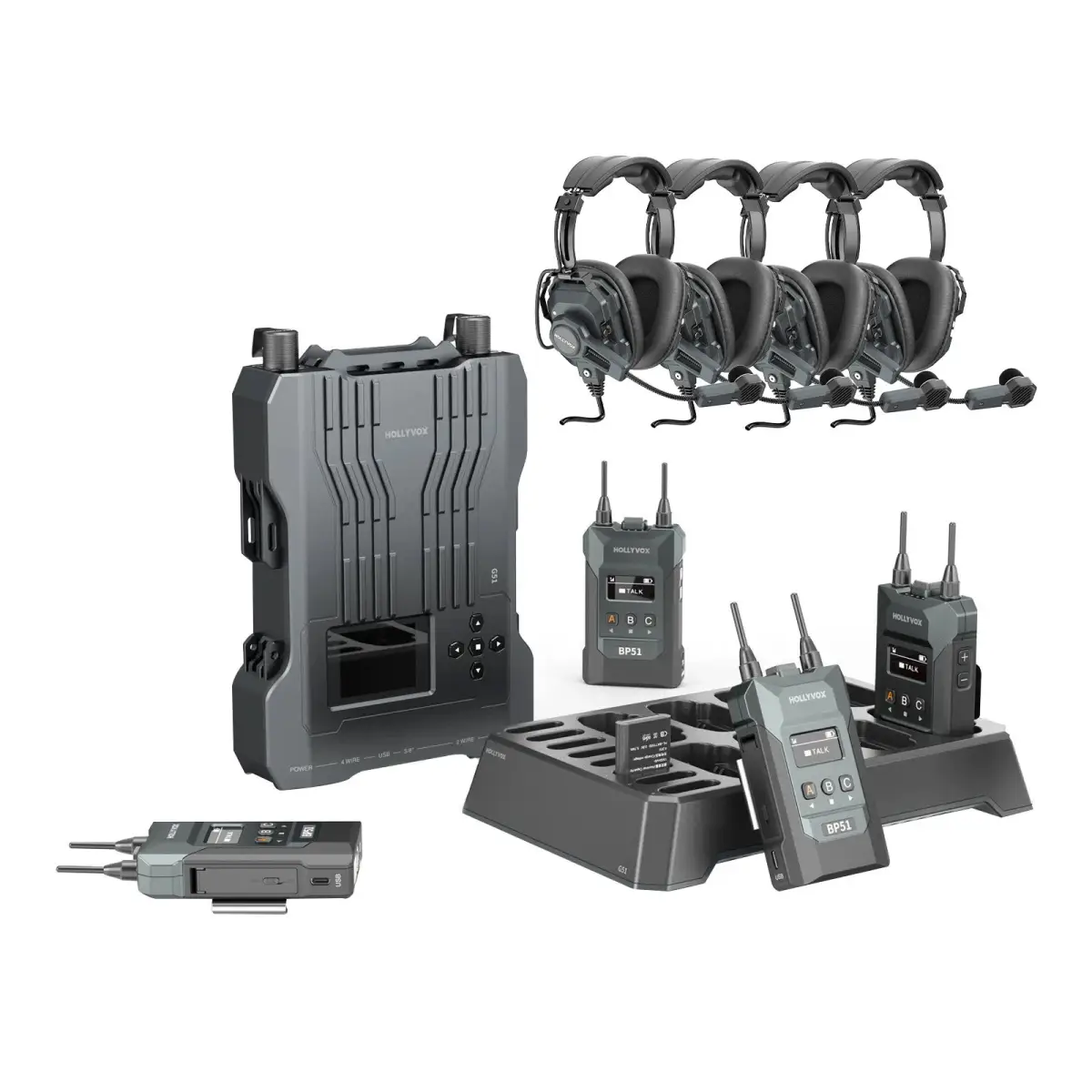 G51 4 Way Comms System Double Sided (HV- G51-4B-DE) - HL0051
