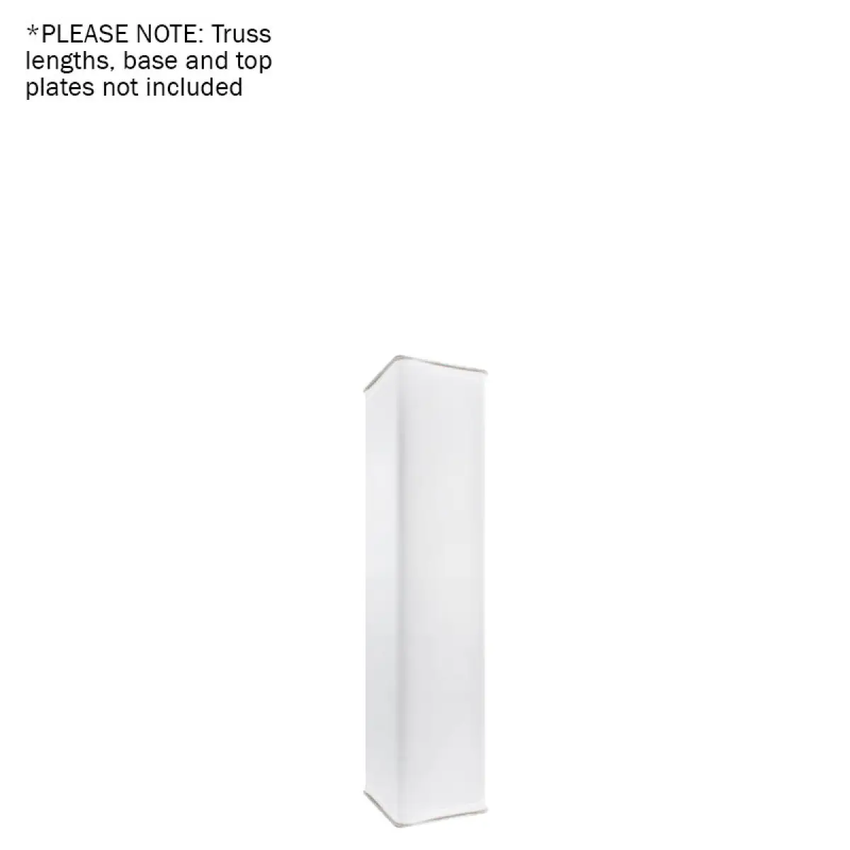 White 1.0m F24 Quad Truss Sleeve/Sock - LEDJ340