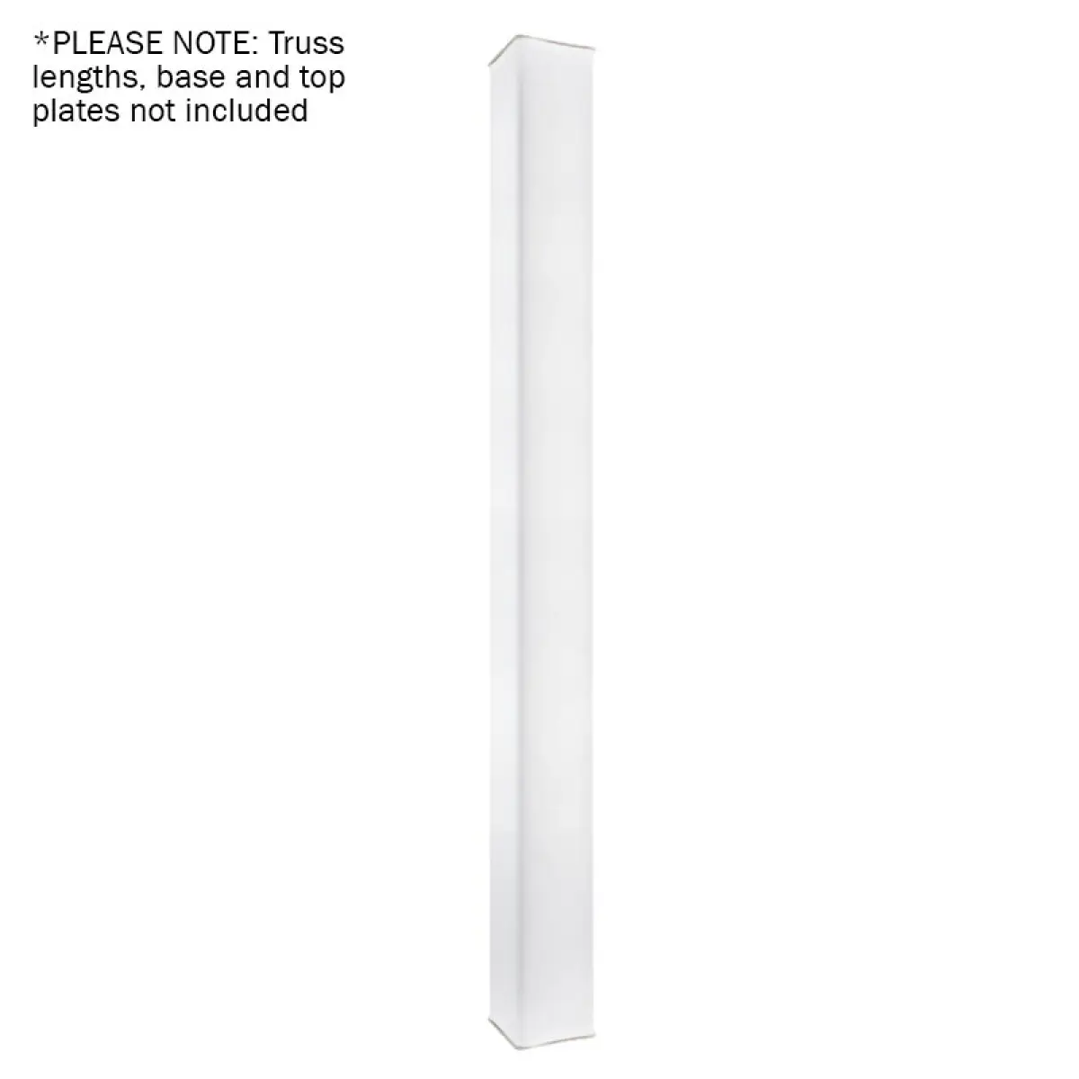 White 3.0m F24 Quad Truss Sleeve/Sock - LEDJ342