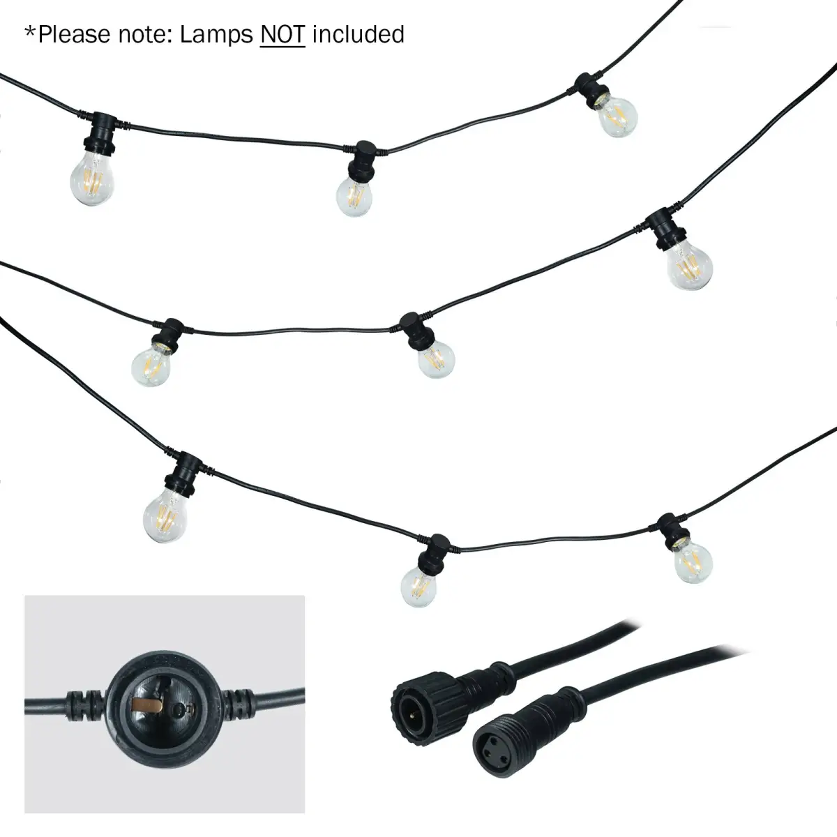 25m ES Festoon 1m Spacing - LEDJ501