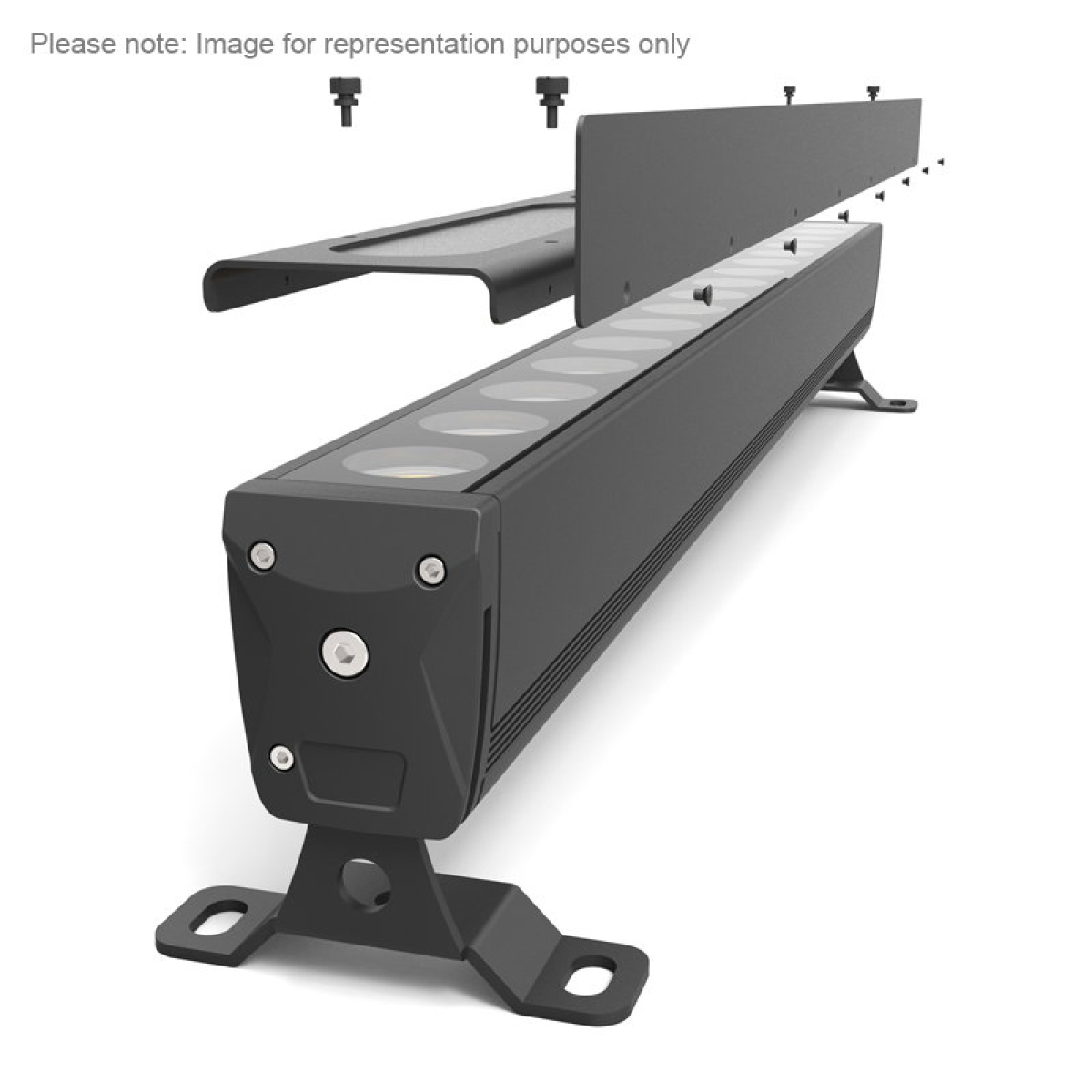 Eyebrow and Diffuser Kit for Spectra / Meteor Battens - LEDJ588A