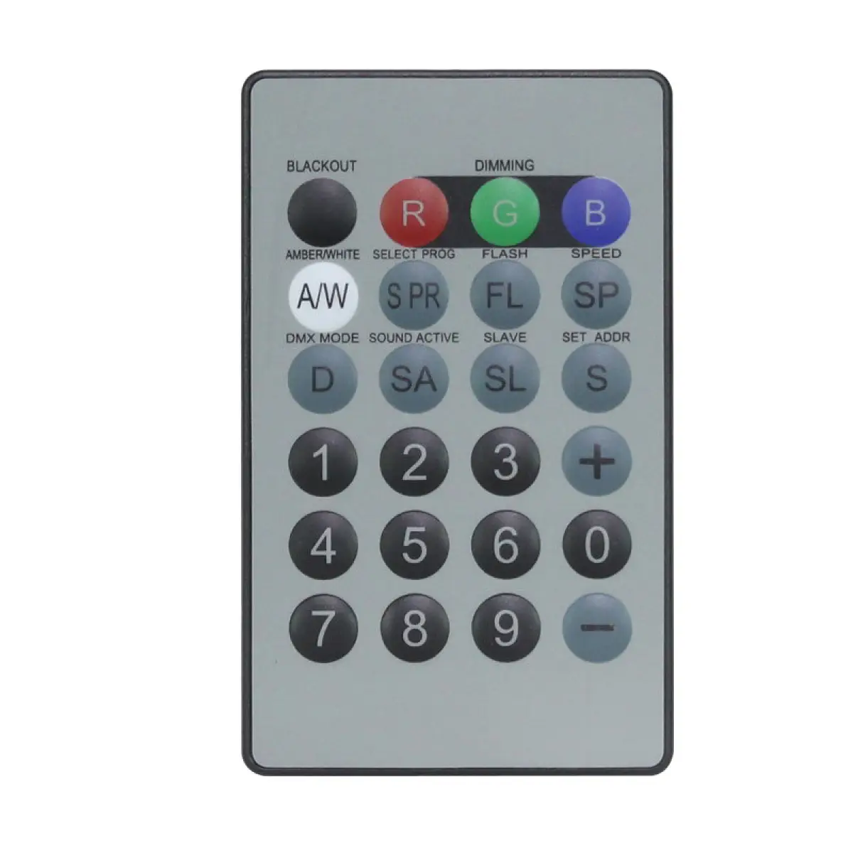 IR Remote for Quad Fixtures (RGBW/RGBA/RGBUV) - LEDJ90C